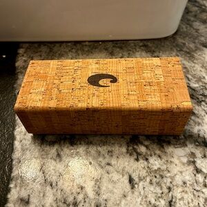 Costa Cork Eyewear Case with Logo, no glasses, case only